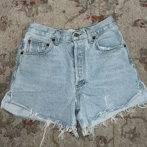 Agolde jean shorts
